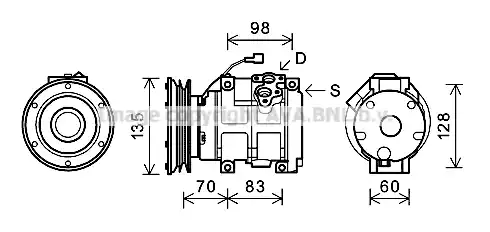 CPAK009 AVA QUALITY COOLING kompresszor, klíma